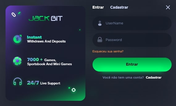 Jackbit login